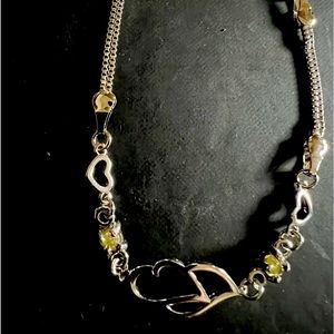 Genuine yellow diamond bracelet. Ships Usa only